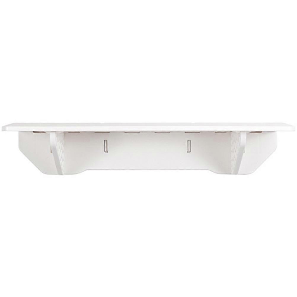 2Pcs Foldable Floating Wall Shelf Storage Rack Ideal For Home Use In Bathroom Kitchen With Space Saving Features