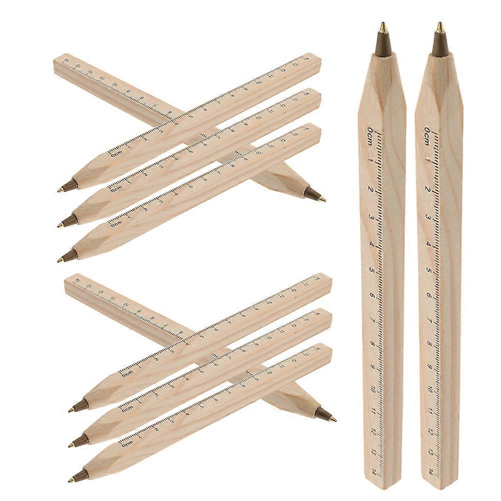 10Pcs Vintage Handmade Wooden Ballpoint Pens Perfect For Creative Professionals And Everyday Use With Unique Multi Color Finish