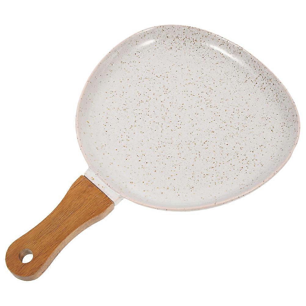 Farmhouse Ceramic Platter Great For Baking And Food Serving Rectangular Shape Ergonomic Design 1Pack