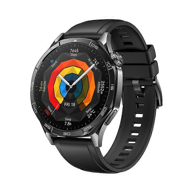 HUAWEI Watch GT 5 46mm Smartwatch (GPS), up to 14 Days of Battery Life, Sharp-Edged Design, Health Tracking, Compatible with iOS and Android, Black