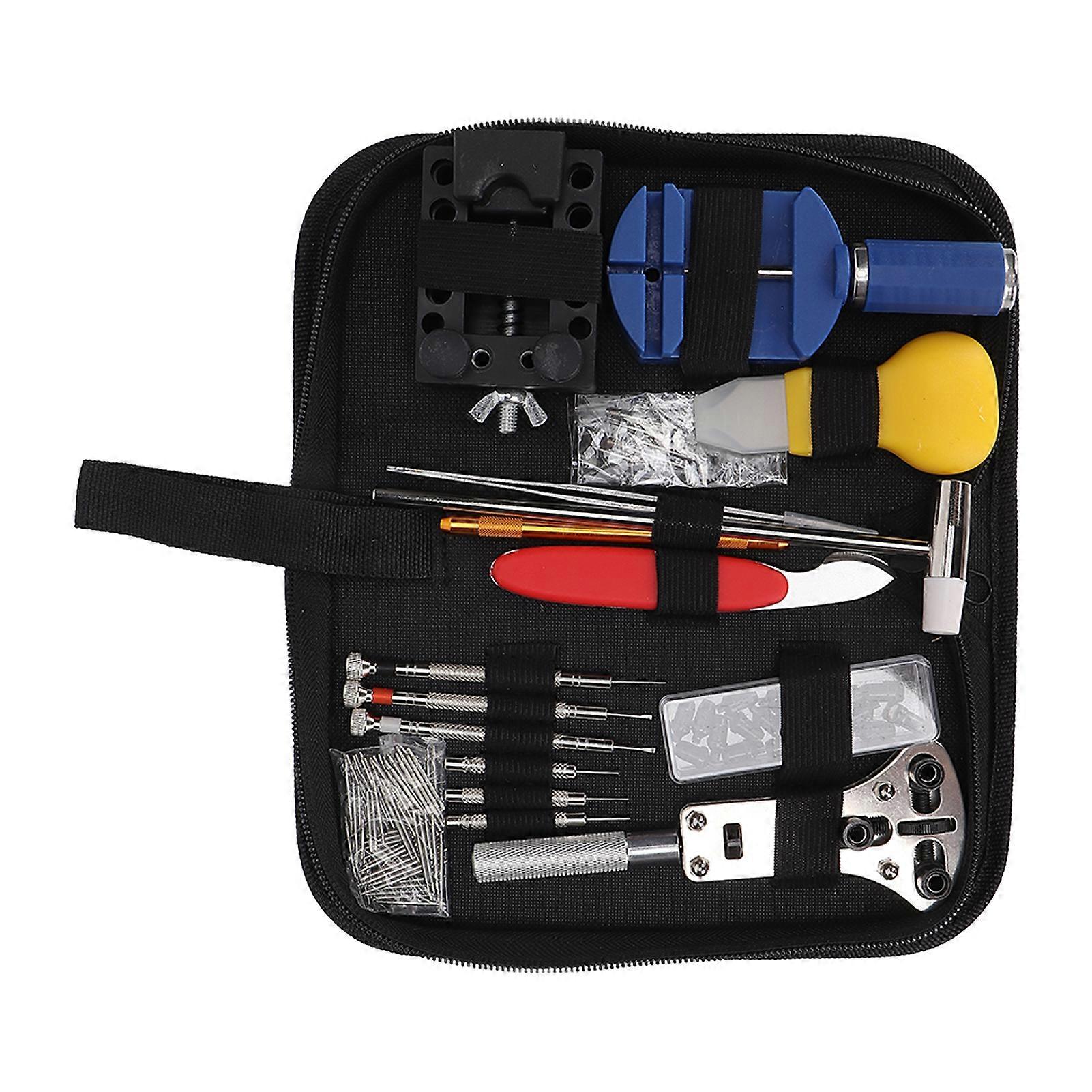 Watch Repair Tool Kit Adjustable Case Opener Spring Bar Set