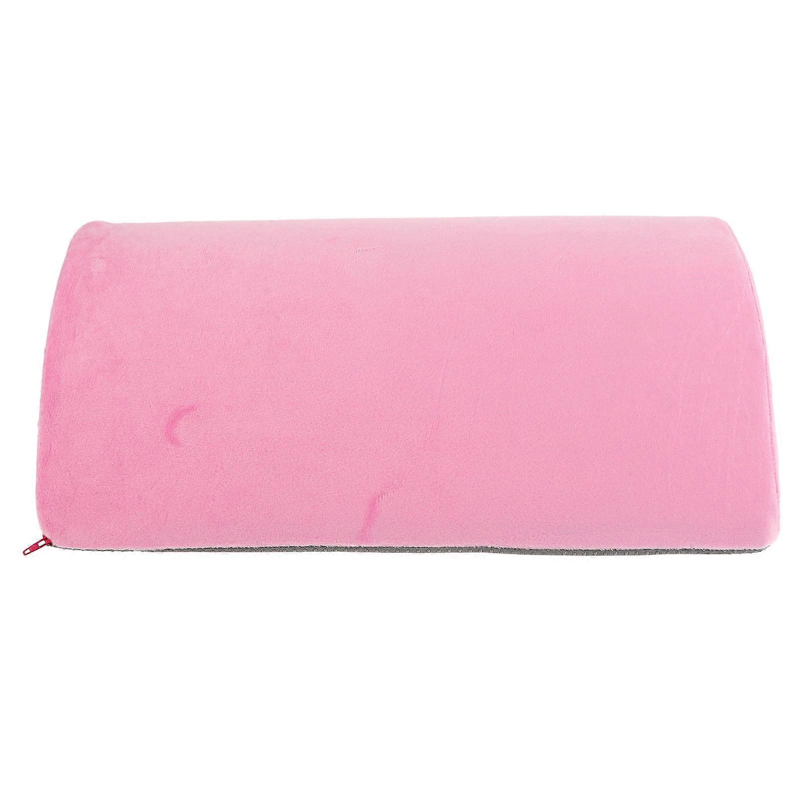 Memory Foam Foot Rest Cushion for Office Use Comfortable Foot Pillow Pink