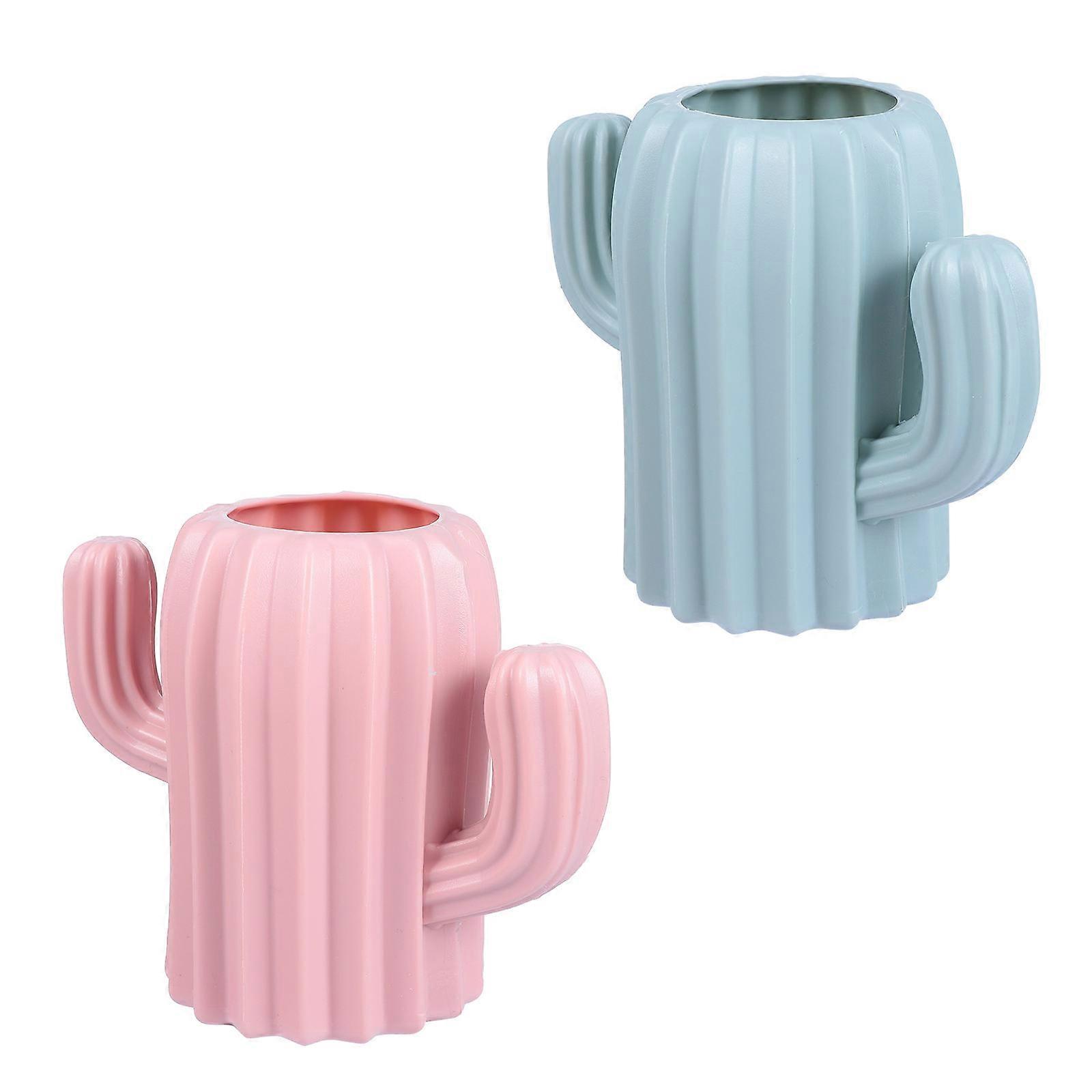 Desktop Pen Holder Brush Pot for Pen Storage 4Pcs Assorted Colors