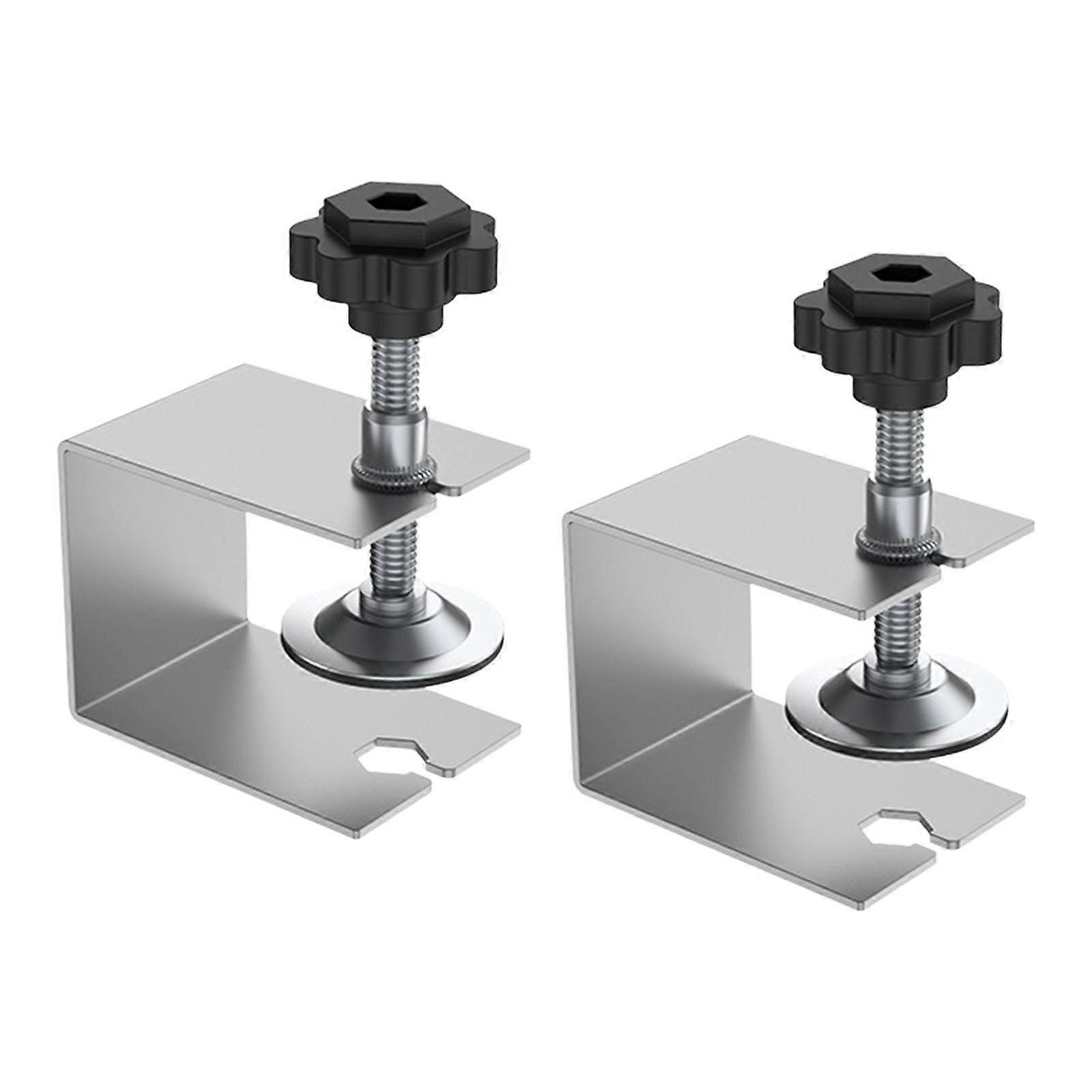 2x Drawer Fixing Clips Universal Easy to Use Steel Drawer llation Clamp lver