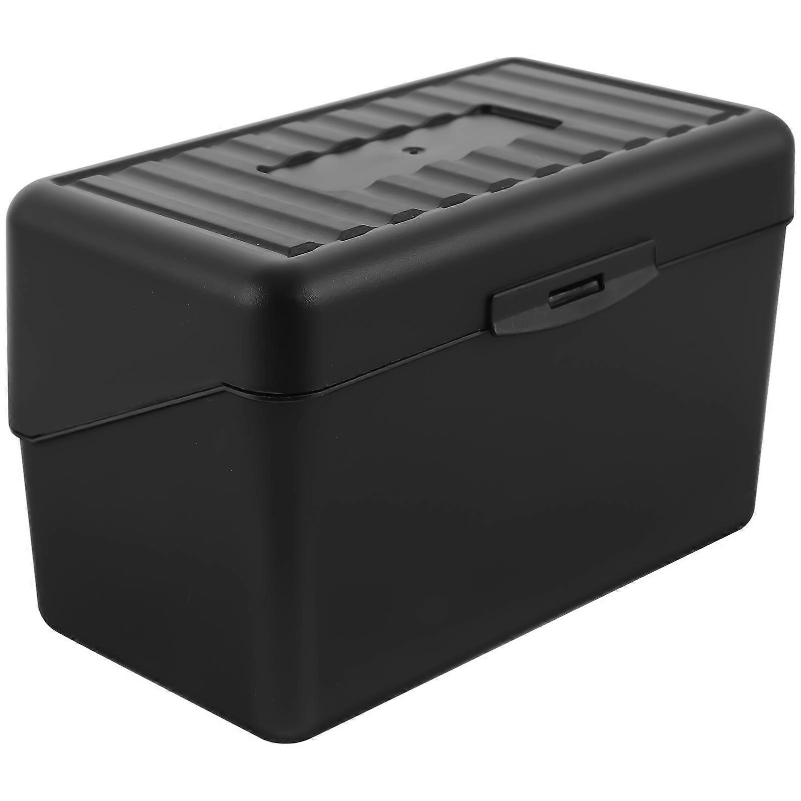 Multi-Function Business Card Storage Box For Professionals Office Supplies Scratch-Resistant ABS 1Set