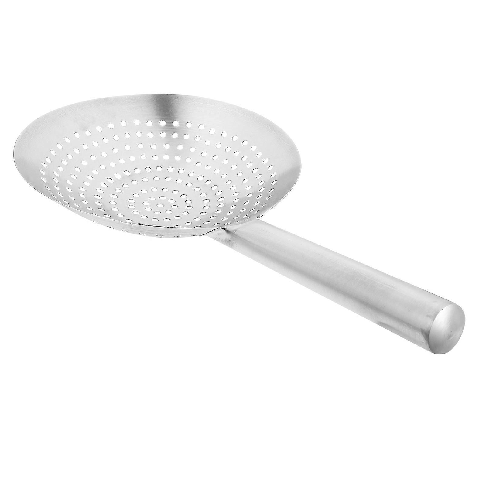 Filter Spoon Stainless Steel for Kitchen Use 2Pcs Multi-Functional Oil Strainer