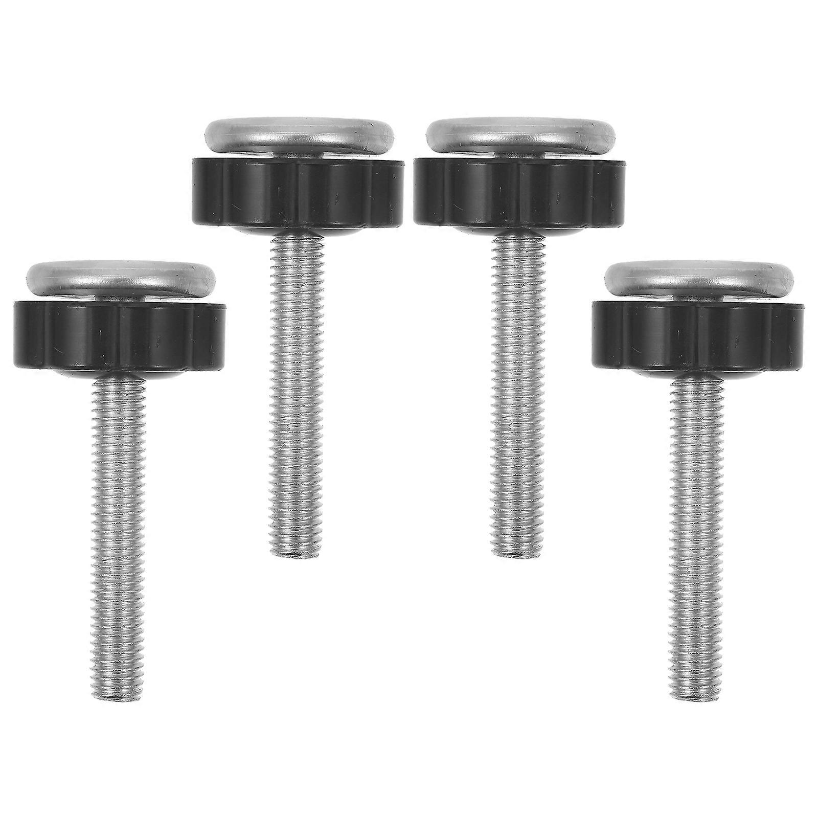 Baby Gate Bolt for Non Drilling Setup with 20Pcs Spindle Rods Black