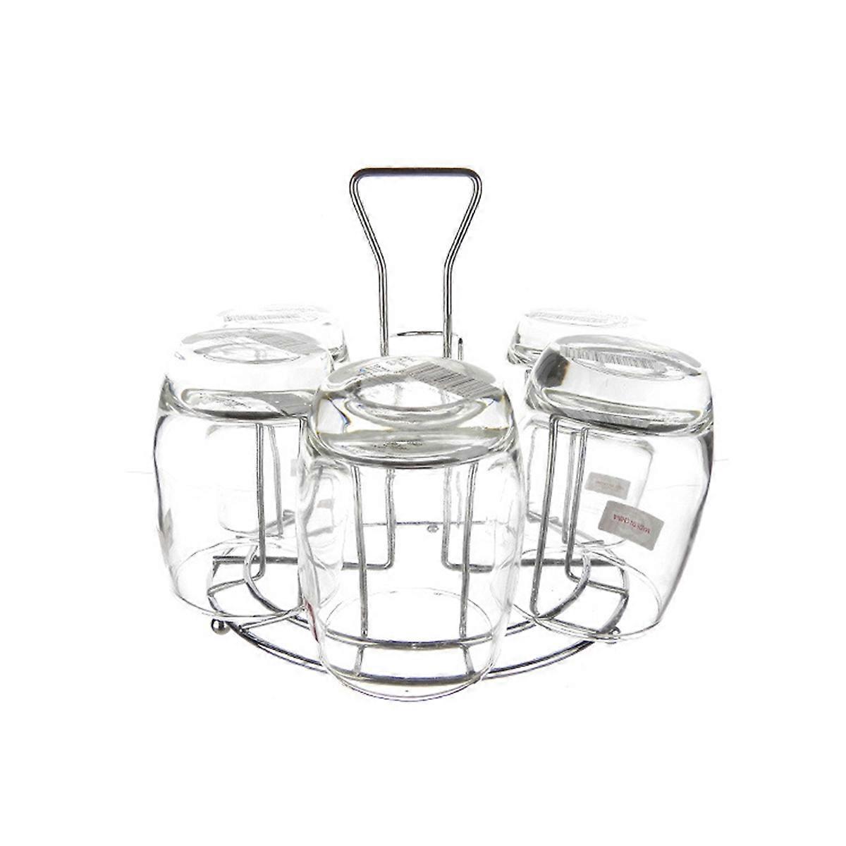 Upside Down Wine Glass Holder Draining Tool For Kitchen Living Room Storage 2Pcs