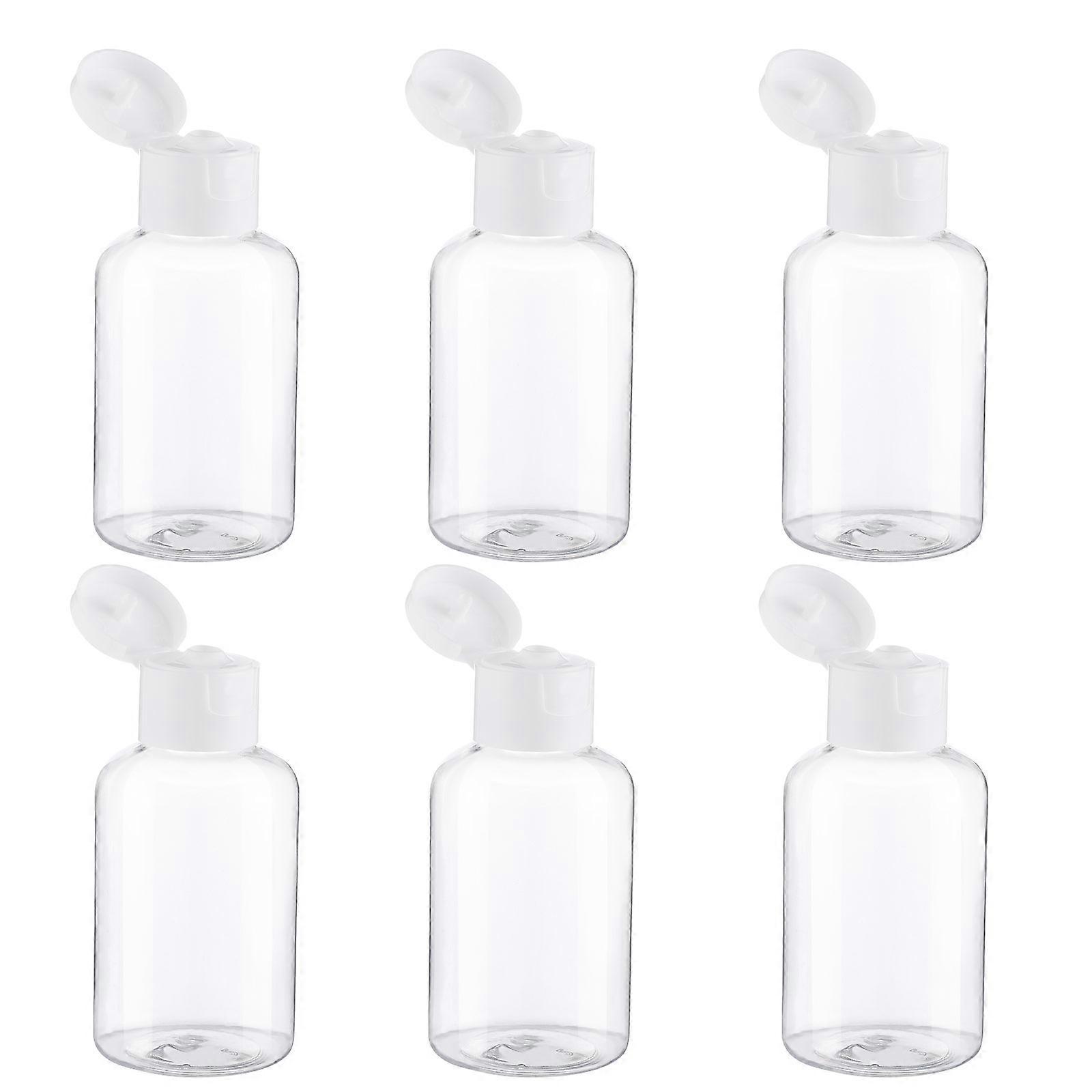 Travel Liquid Containers 6Pcs Transparent Soft Squeezable Design for Travel and Home Use Bottle