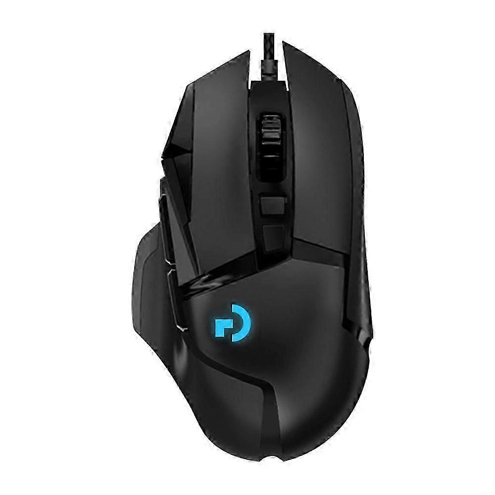 G502 Hero High-Performance Wired Gaming Mouse, Hero 25k Sensor, 25,600 DPI, RGB, Adjustable Weight, 11 Programmable Buttons, Onboard Memory, PC/Mac