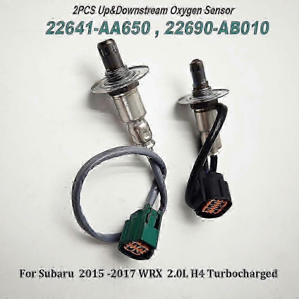 Exquisite Superior 2PCS Upstream Downstream Lambda O2 Oxygen Sensor 22641-AA650 22690-AB010 22690-AB010 234-4988 For Subaru WRX Forest 20 H4