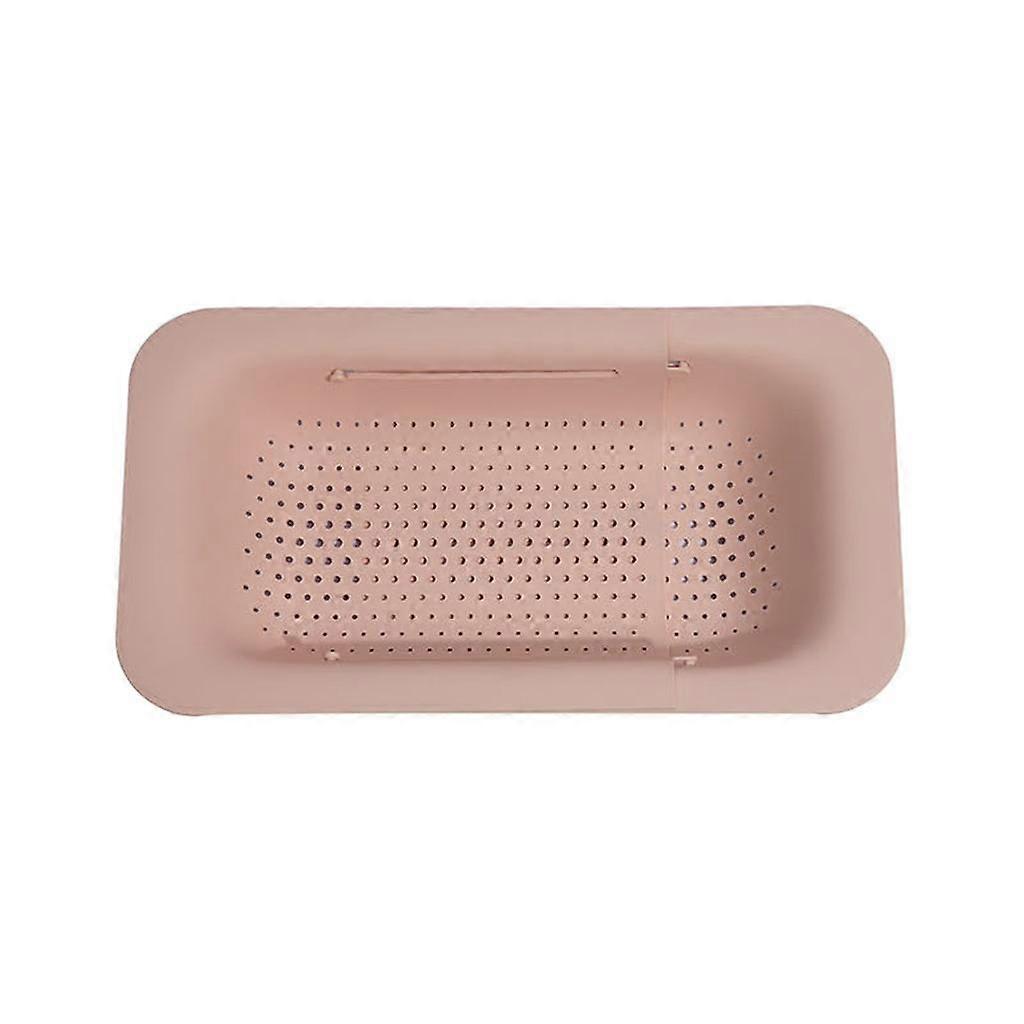 Versatile Expandable Kitchen Sink Strainer Basket with Plastic Colander