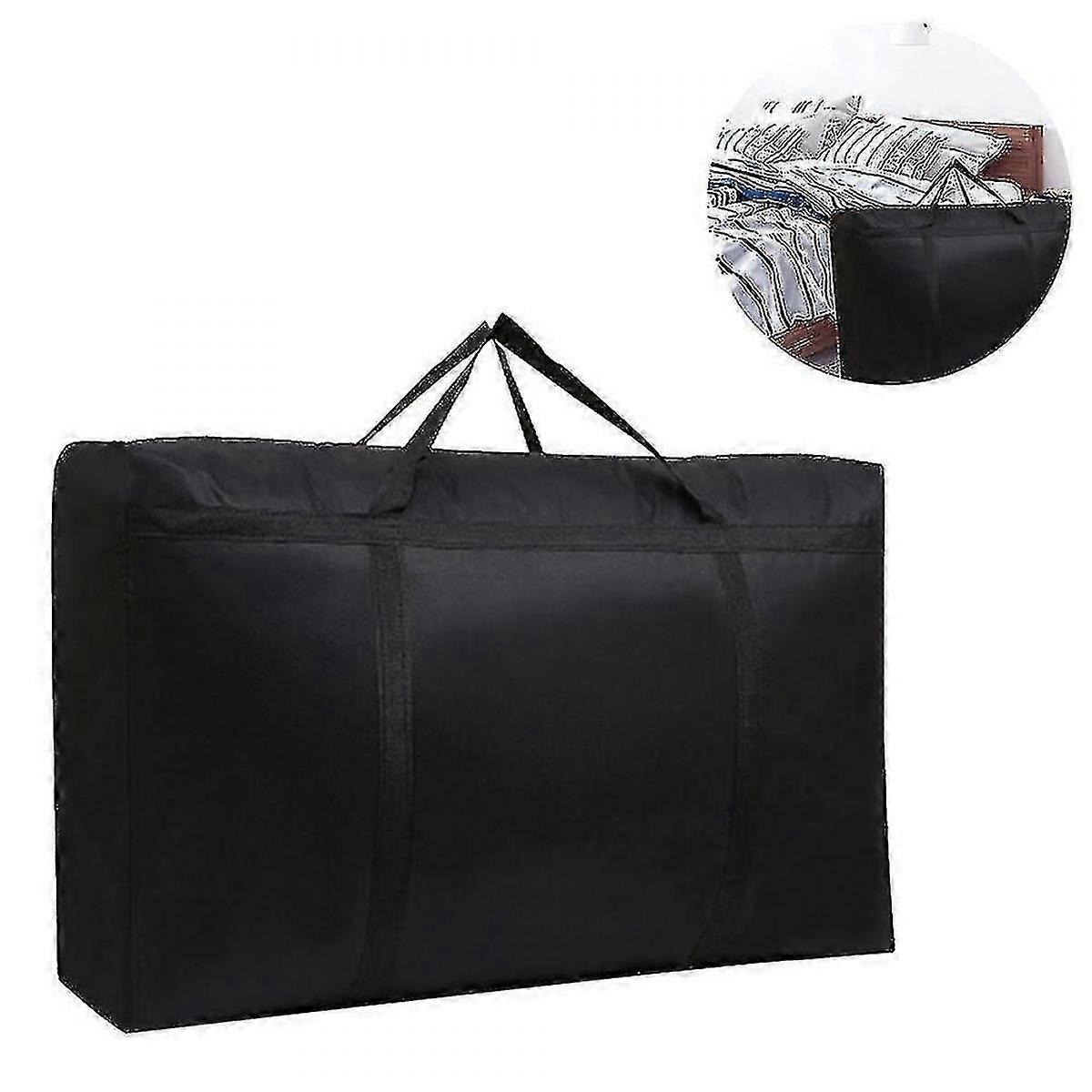 150l Large Zipper Comforter Storage Bags, Folding Clothes Storage Bag