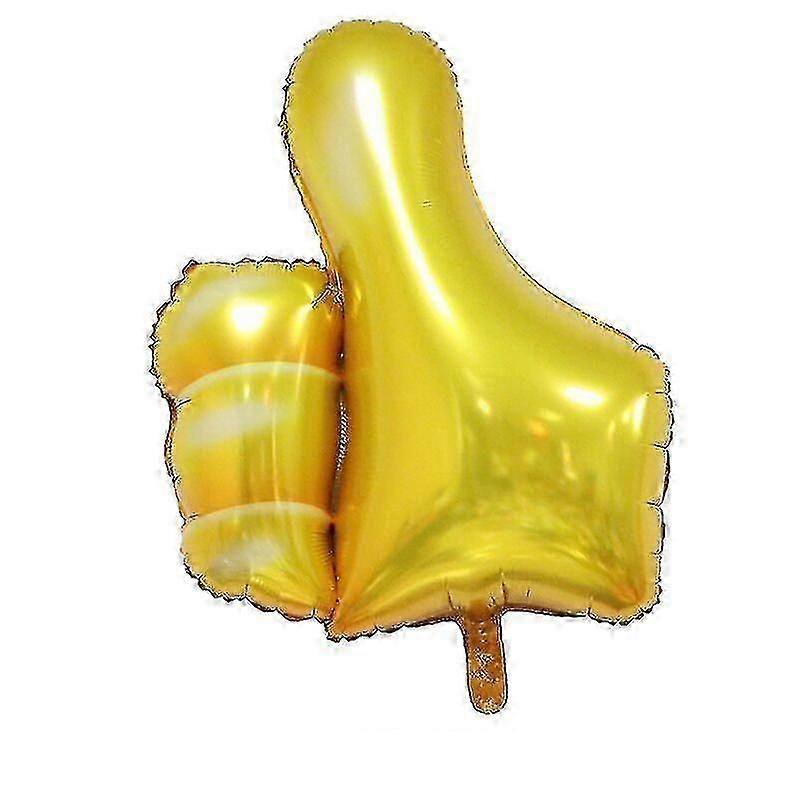 Shape Thumbs Up Foil Balloon, 35-inch2pcsgold