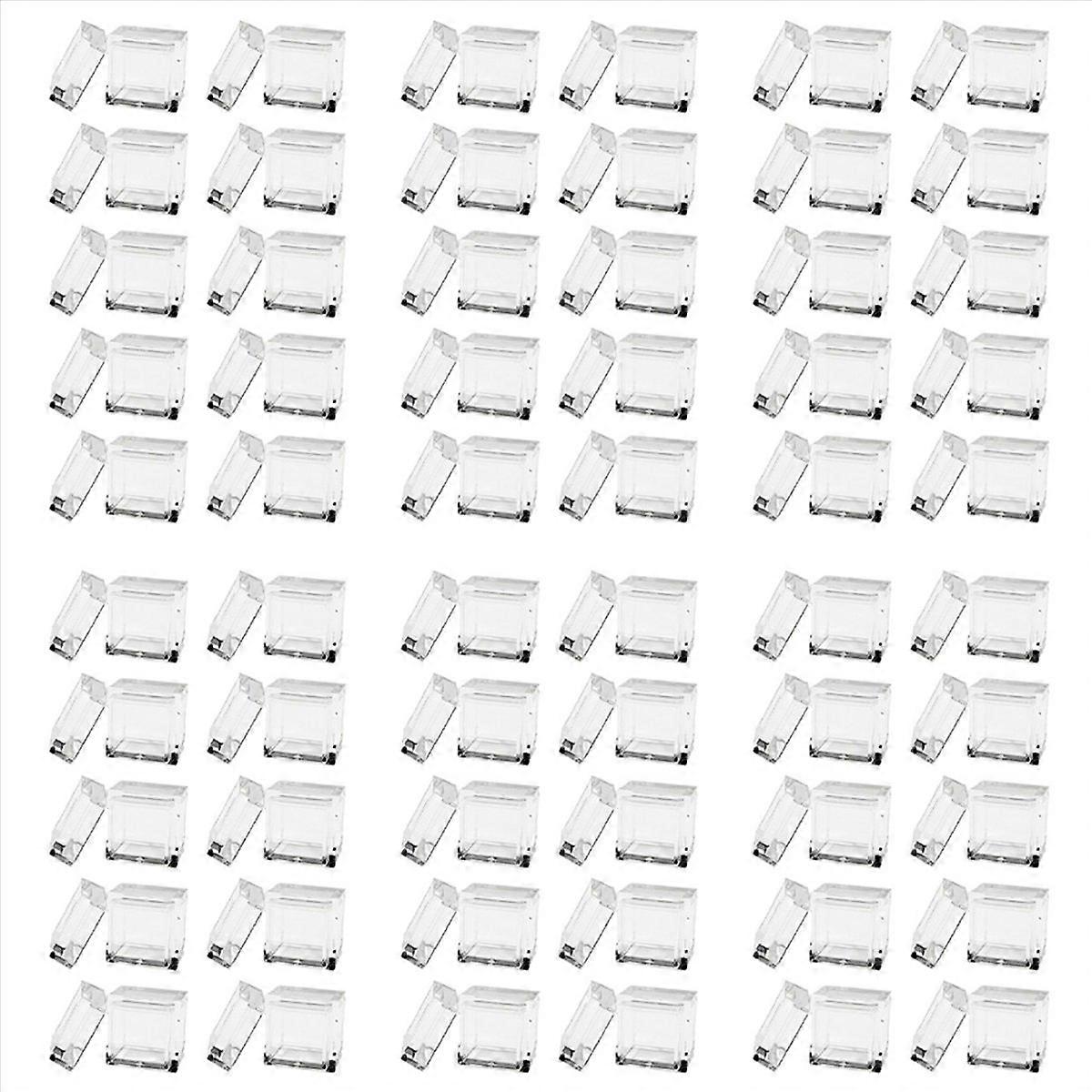 10Pcs Acrylic Box Trays for Elements Cubes Clear Case Periodic Table Bracket for Elements Collection