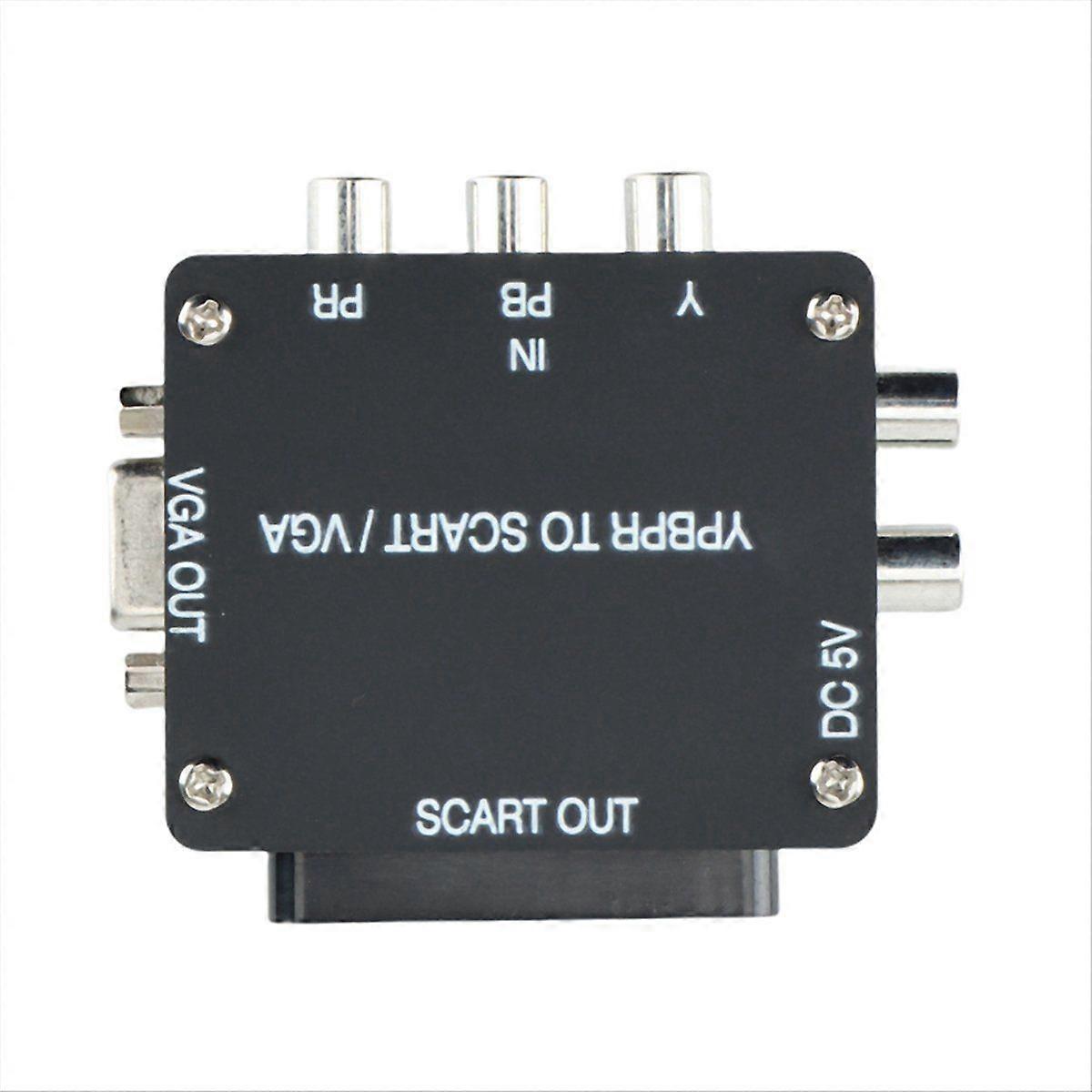 YUV to RGBS YPBPR to SCART YPBPR to VGA Component Converter Game Console, RGBS to Color Difference Component
