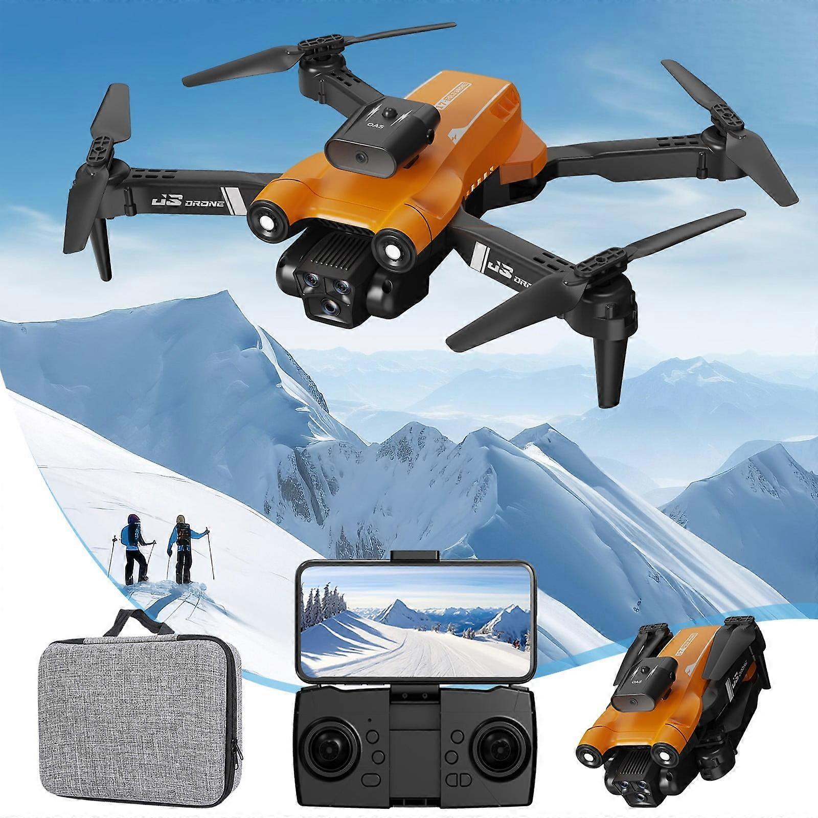 WiFi FPV Drone with 1080P HD Camera, Altitude Hold, Foldable RC Quadcopter with Circle Fly & Headless Mode