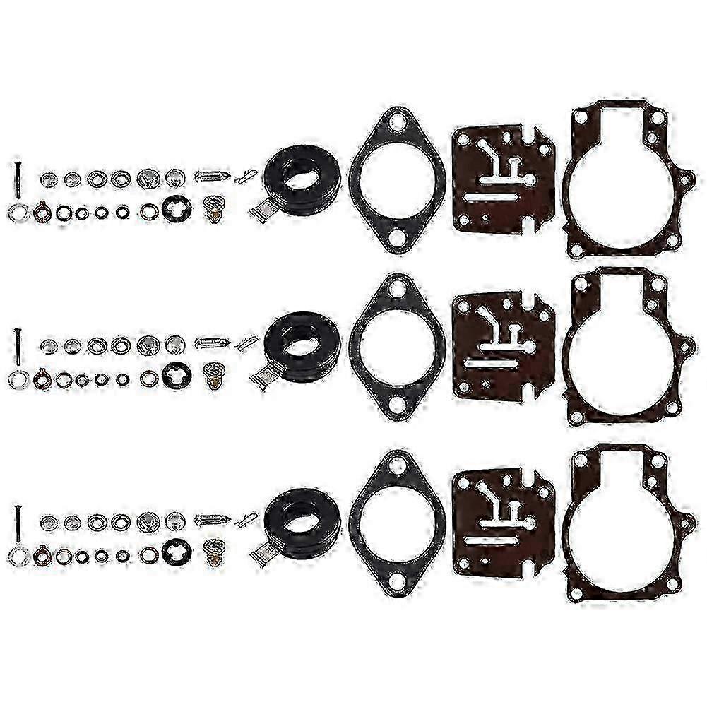 Carburetor float kit for Johnson Evinrude 396701 3-pack