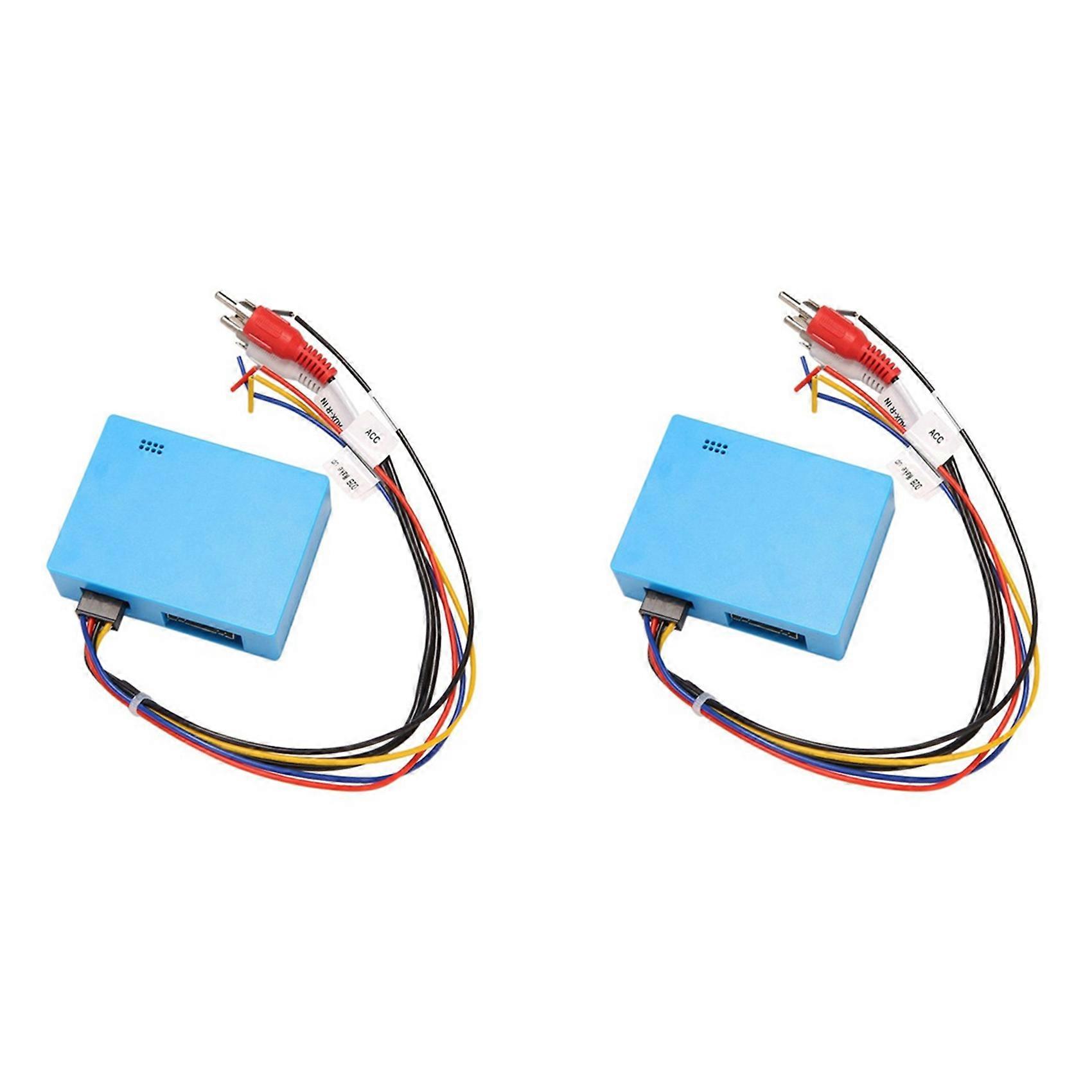 2X Car D2B Digital Data Fiber Optic Decoder Car Radio Adapter for Mercedes Benz ML CL SL ECS CLK Class