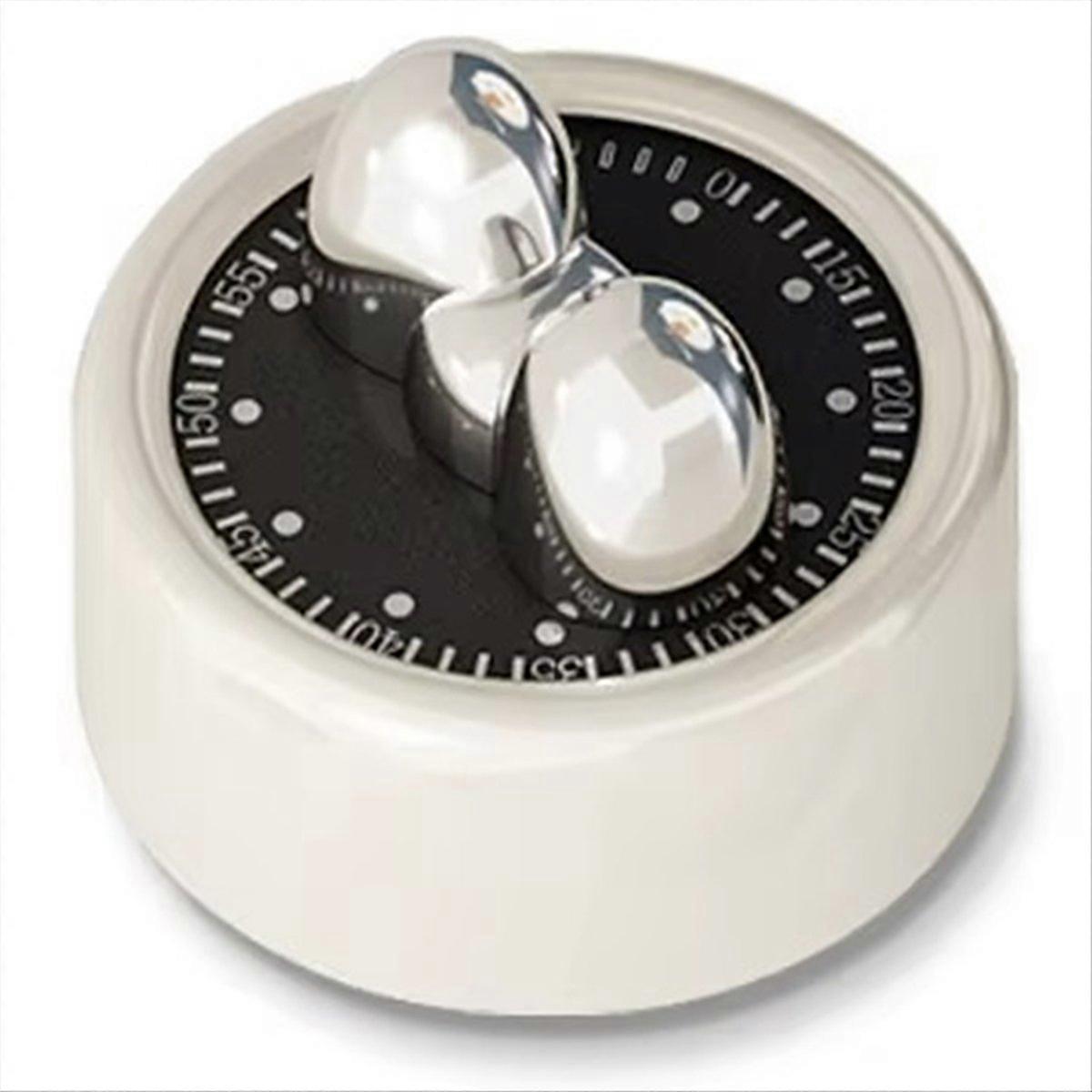 Mini Visual Kitchen Timer Cooking Baking Alarm Clock White