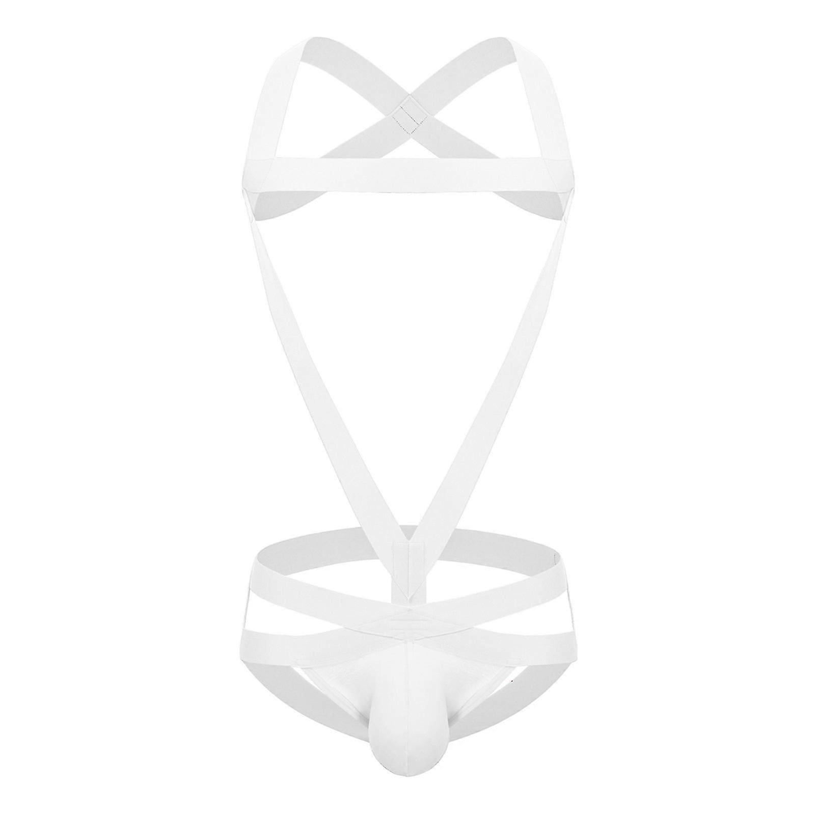 Bomull Jockstrap Leotard Underkläder för Herrar XL Brottning Singlet