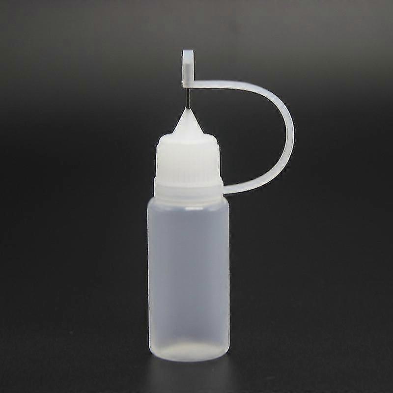 20pcs 10ml Empty Squeezable With Tip For Liquid Dropper Bottles