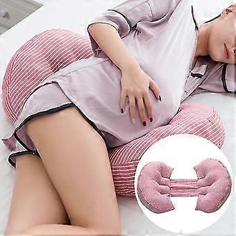 U Forma Gravidanza Cuscino 65x38cm Donne Pancia Supporto Laterale Traversine Cuscino Incinta Maternità