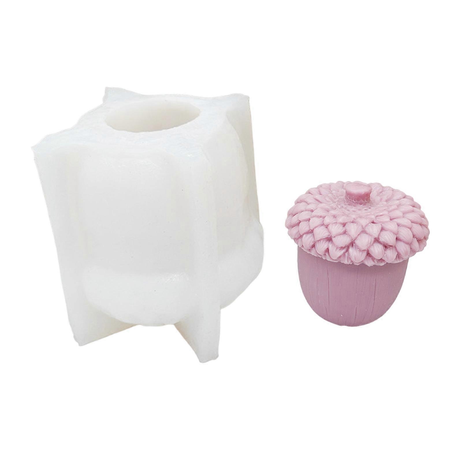 Pinecone Candle Molds Handmade Scented Candle Molds Clay Molds Plaster Molds Castings Molds Candle Making Molds Multicolor