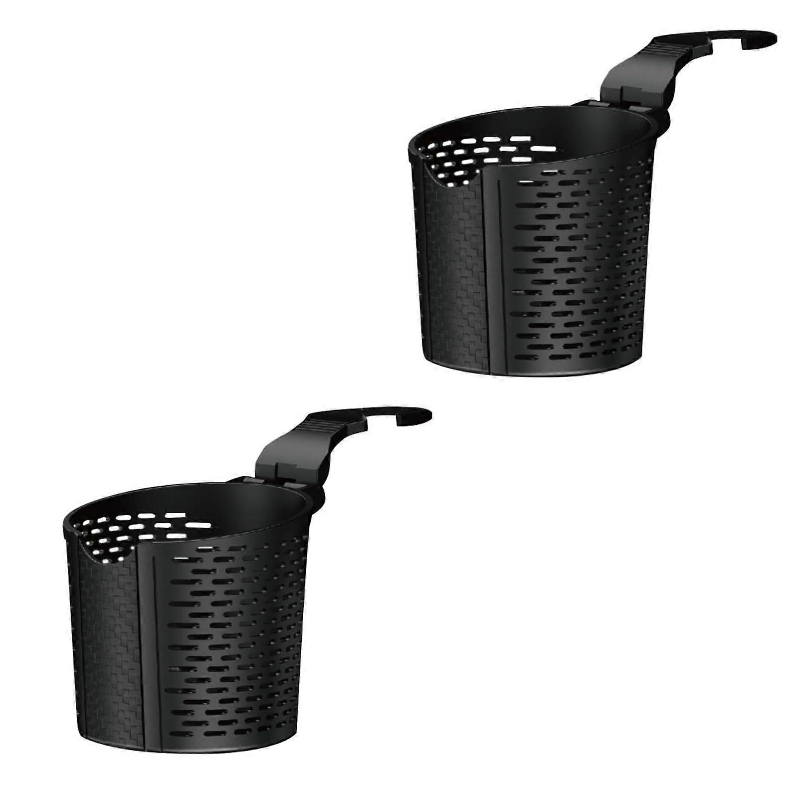 Multifunctional Vehicle Seat Organizers 2Pack Front Row Headrest Cup Holders And Smartphone Cradle