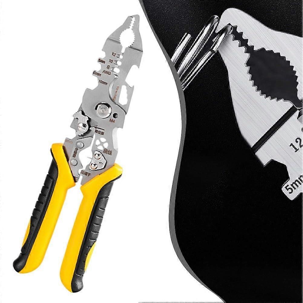 Essential Toolkit Electrician Wire Stripper, Cutter, Crimper 22In1 Tool Set With 164 Pcs Heat Shrink Tubes