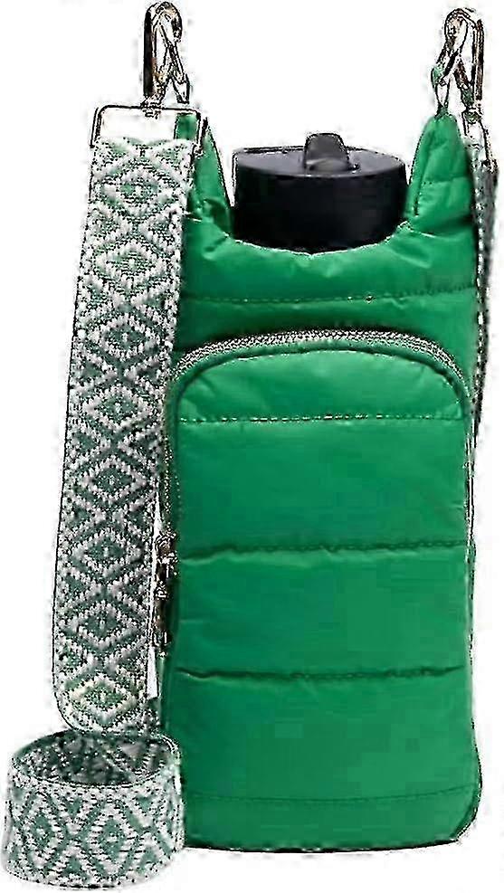 حقيبة حامل زجاجة ماء منتفخة ، حامل زجاجة مياه كروس بودي مع حزام وحبال