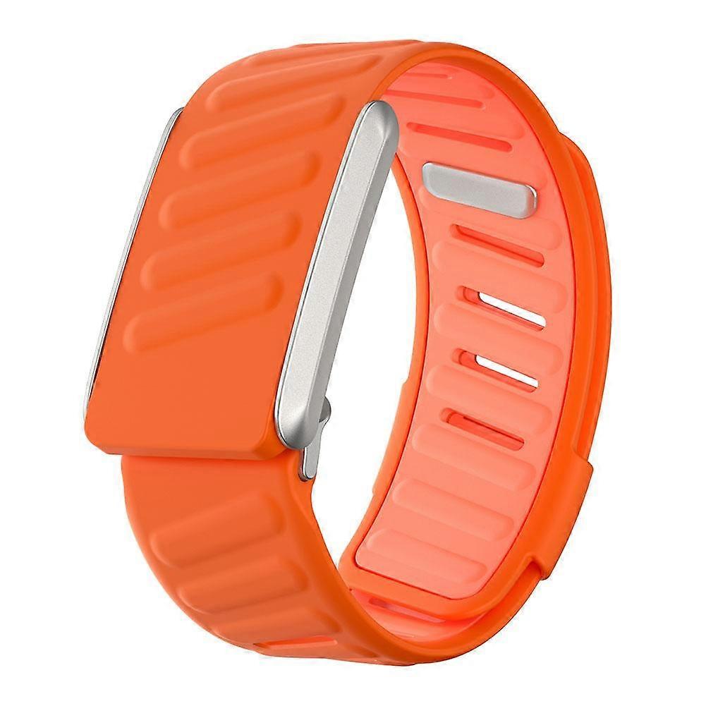 For Whoop 4.0 Strap Hook and Loop Adjustable Silicone Band Comfort Fit for Most Wrists Orange Gray Black Starlight