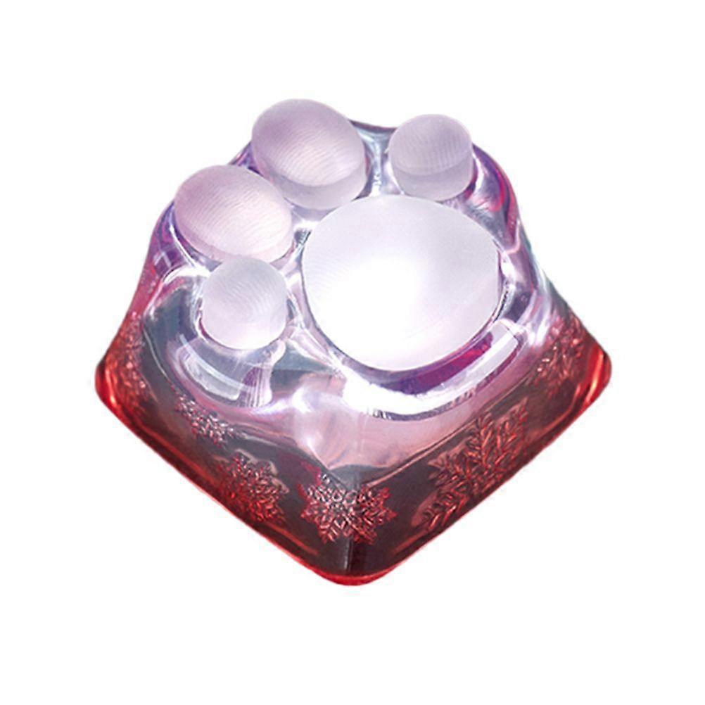Cartoon Cat Paw Keycap Resin Cat Claw Keycap Keyboard Decoration Ornament