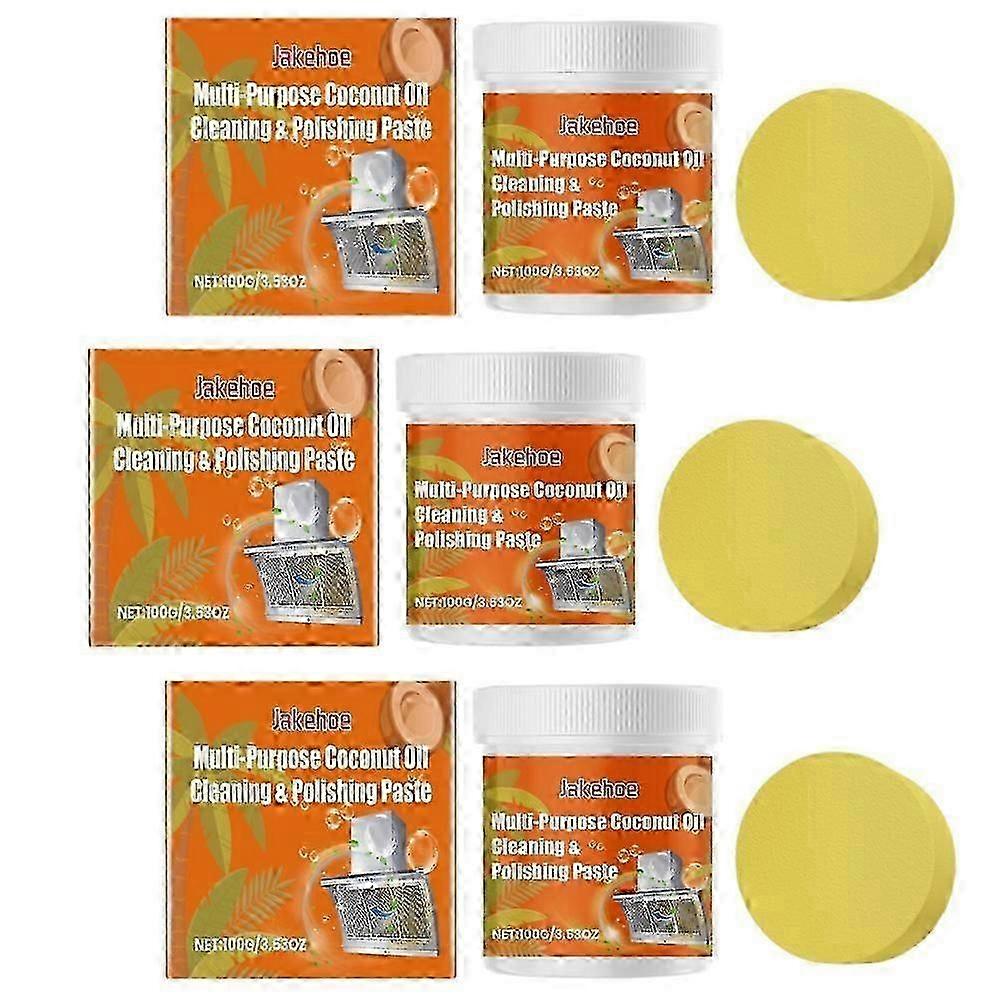 Multi-purpose Coconut Oil Cleaning Polishing Paste