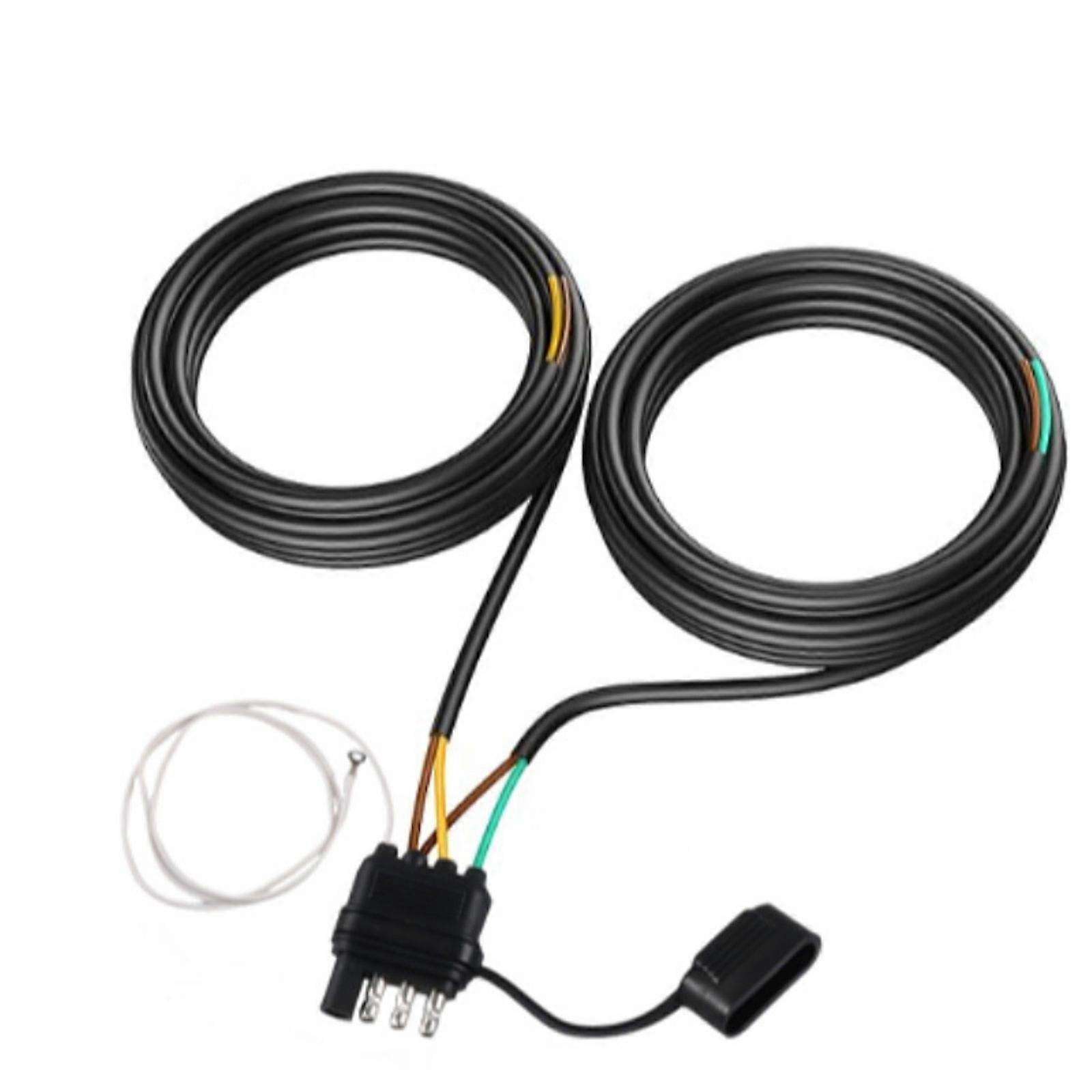 4 Way 5 Wire Y Style Trailer Wire Harness 26Ft PVC Cord For Easy Installation On Boat Horse Utility Trailers Multicolor