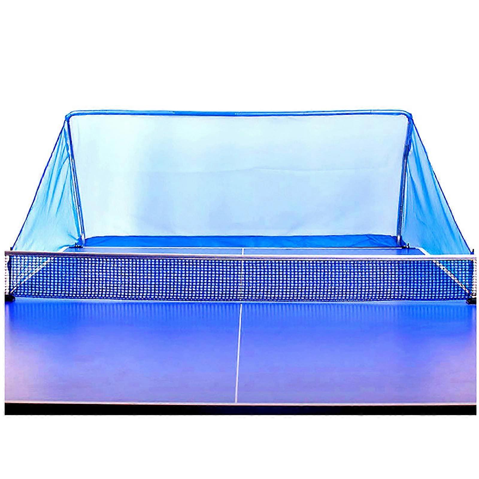 Ping Pong Ball Collecting Net Portable Table Tennis Catch Net For Training Attaches To Table Family Leisure