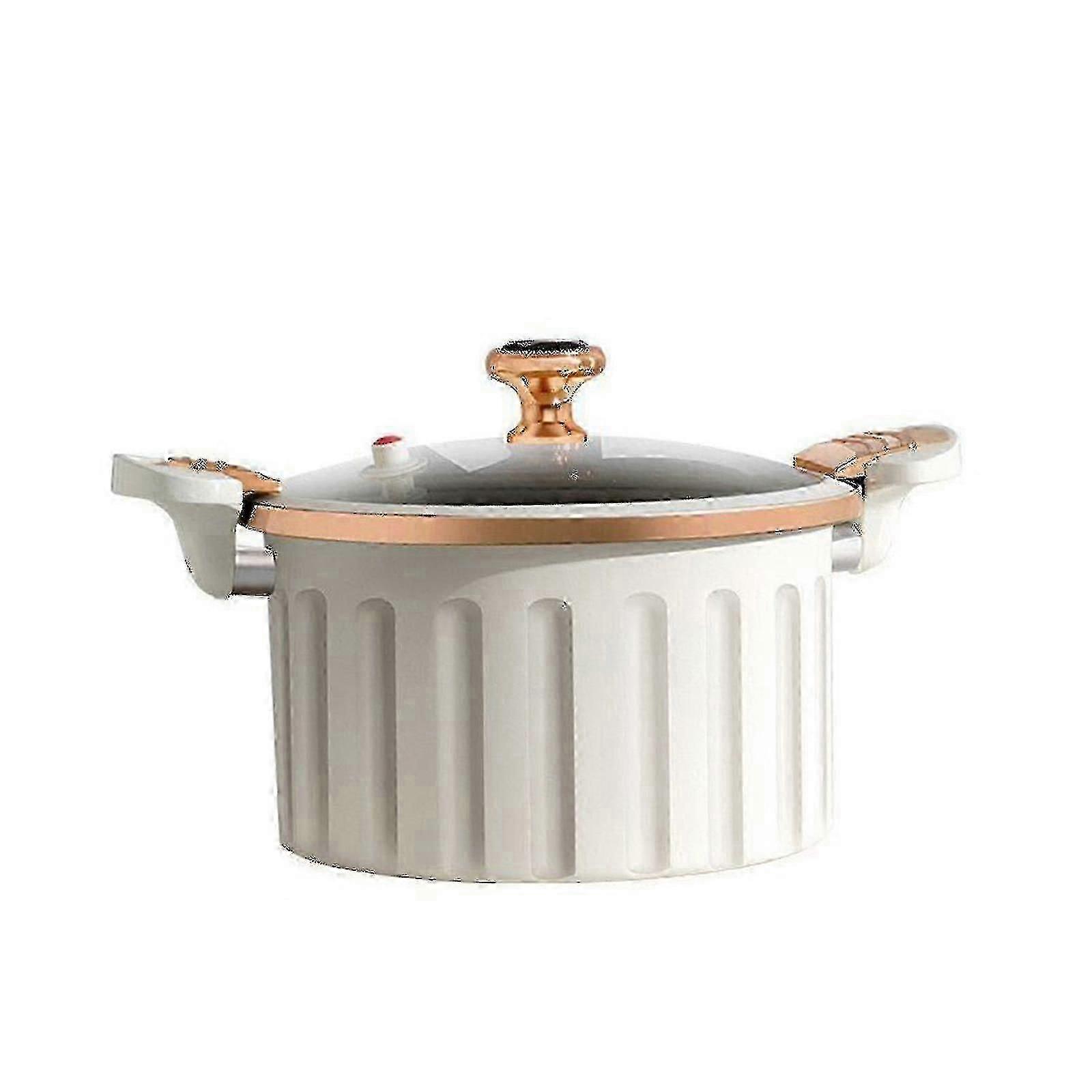 Roman Pot Micro-pressure Cooker Non-stick Soup Pot Induction Cooker Universal Binaural High-value Micro-pressure Cooker Large-capacity Cooking Pot
