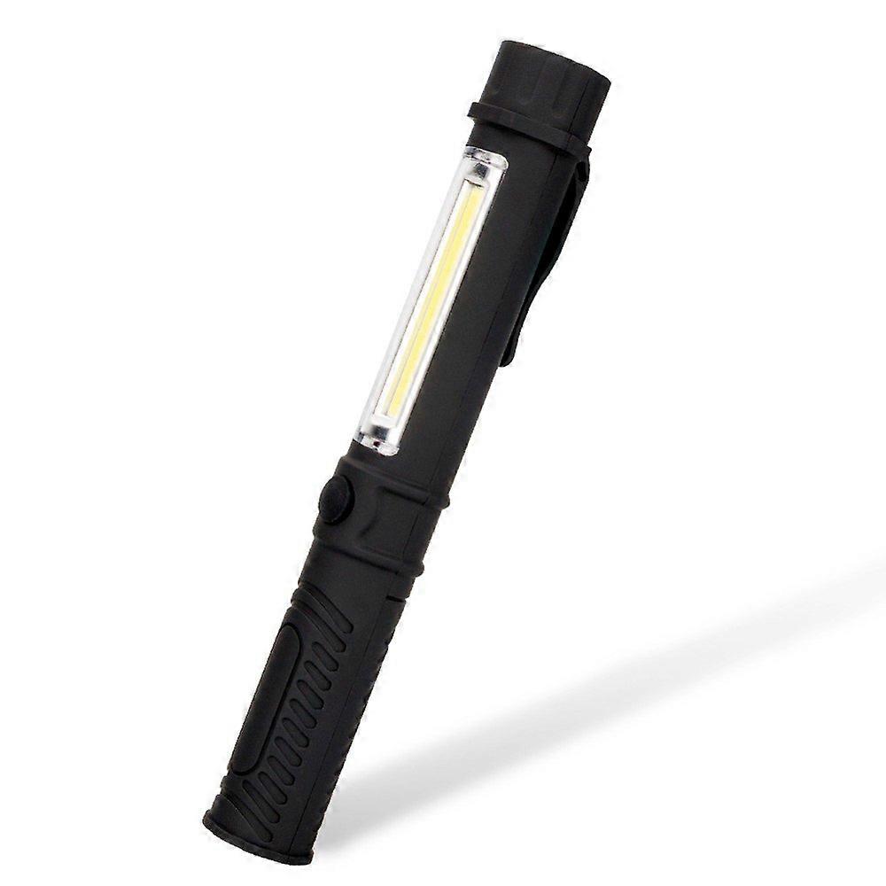 Torch LED Rechargeable Multifunction Lamp With Magnetic Base For Work Hiking Outdoor And Emergency Black Standard Size