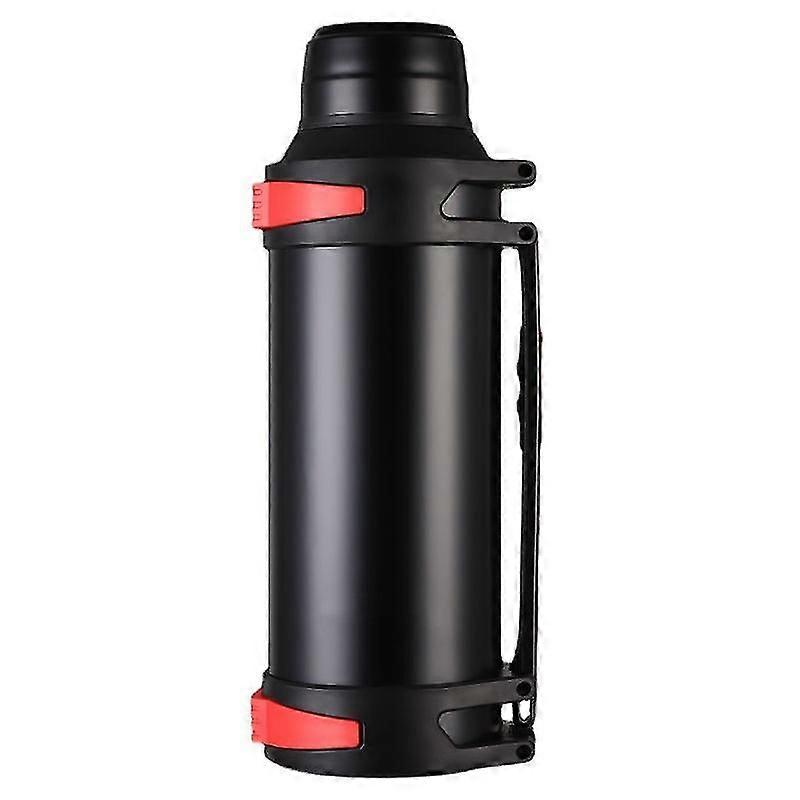 2000-4000ml nagy termosz palack vákuumlombikok rozsdamentes acél szigetelt víz termikus csésze hevederrel 48 órás sózás