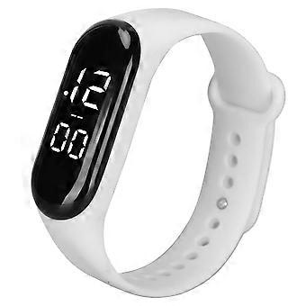 LED Touch Screen Electronic Watch Rubber Bracelet Digital Sports Wrist Watch for Boys Girls Men Wome