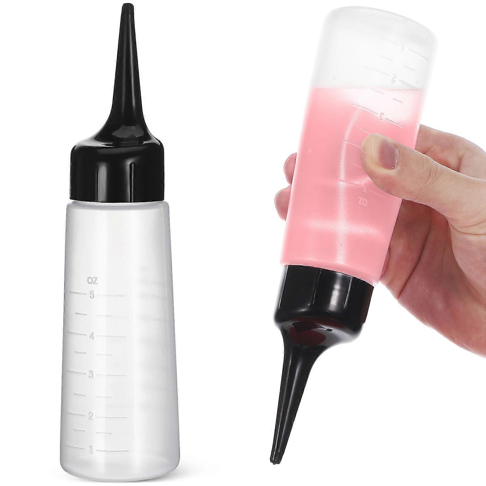 Empty Applicator Bottle with Black Slant Tip and Scale