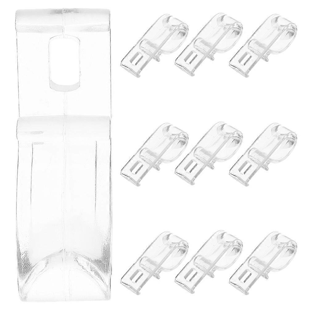 10Pcs Blinds Cord Security Hook For Roller Chain Home Decoration Flexible And Easy To Operate Transparent Material