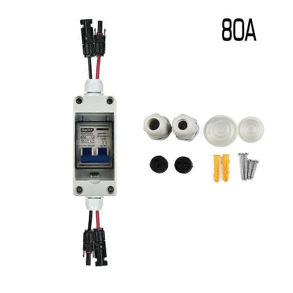 PV Isolator Switch DC/AC 30A IP65 Disconnect Circuit Breaker for Solar Panels