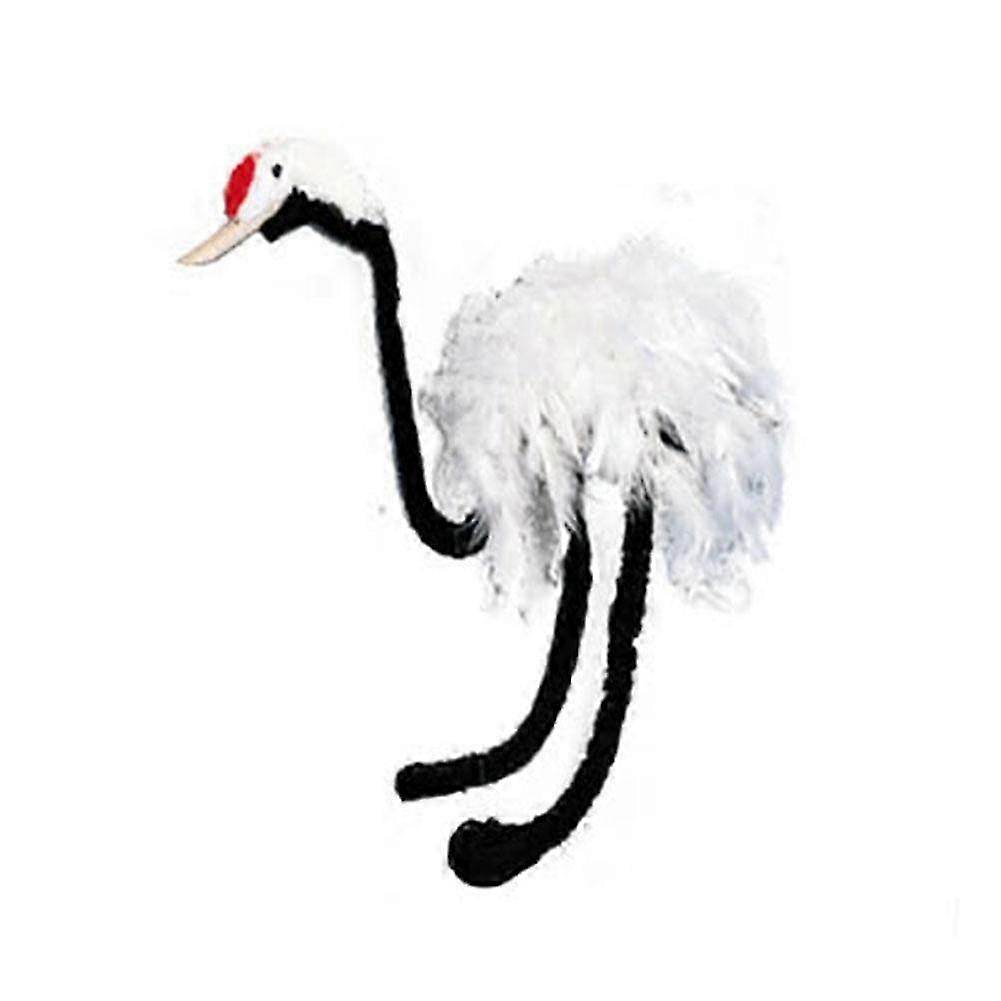 Crane Marionette Soft Wooden Puppet with Strings for Creative Play and Learning
