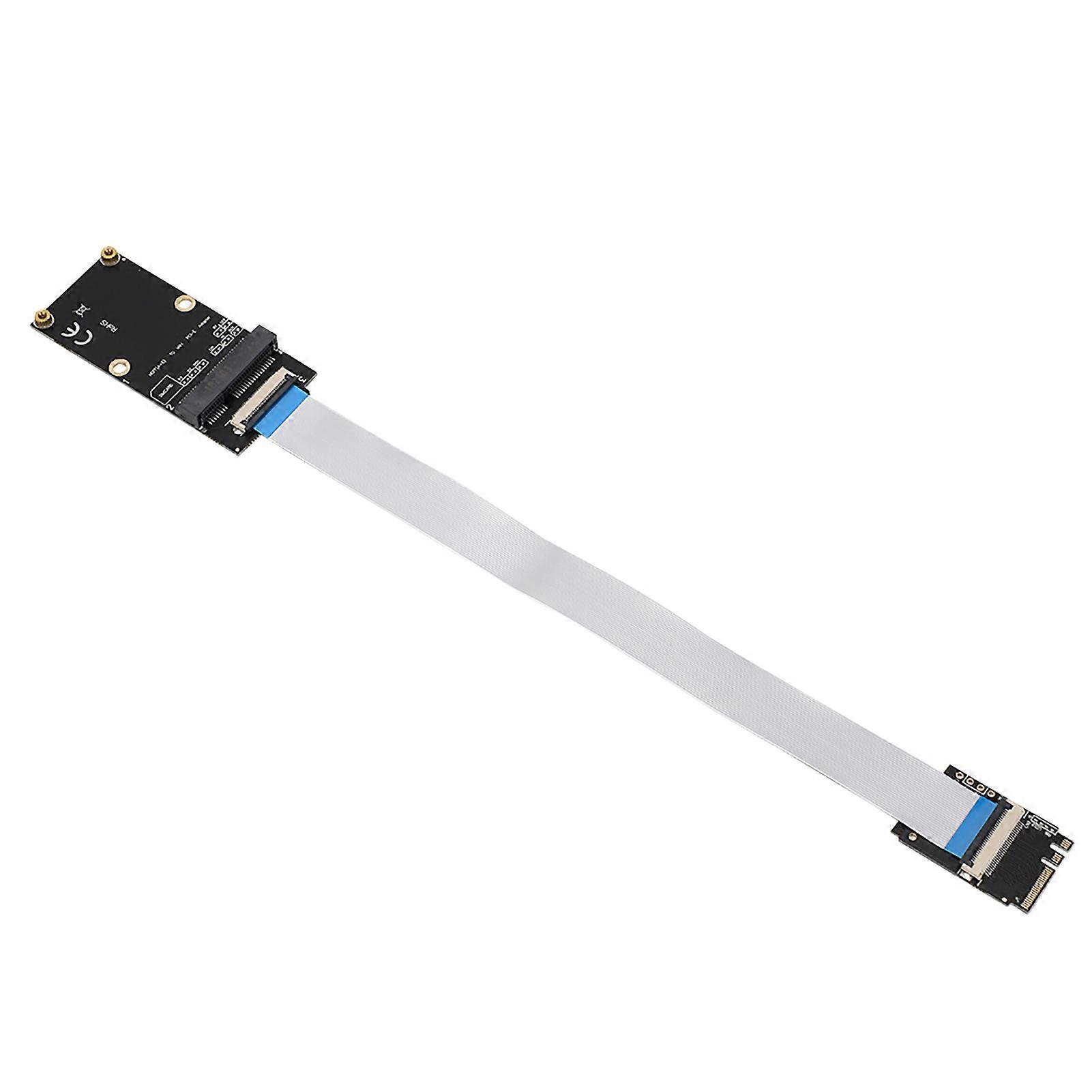 NGFF Key AE to Mini PCIE Extension Cord MINI PCIE WIFI Network Card to M.2 Motherboard