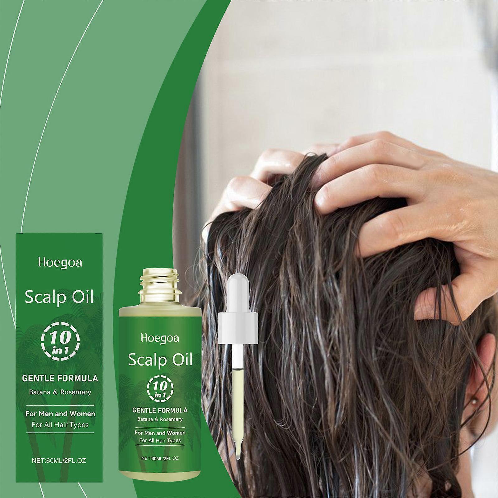 Hoegoa Rosemaryヘアケアエッセンシャルオイルは、髪にやさしく潤いを与え、髪を滑らかで香り高くします