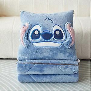 Stitch 2 in 1 Blanket Pillow Soft Throw Winter Blanket Lilo and Stitch Blankets~