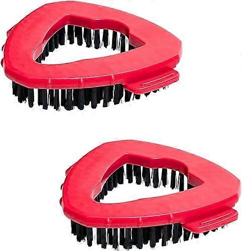 Triangle Spin Mop Replacement Scrub Brush Head, 180° Floor Cleaning Base for Compatible Mops, 3pcs + 2pcs Set