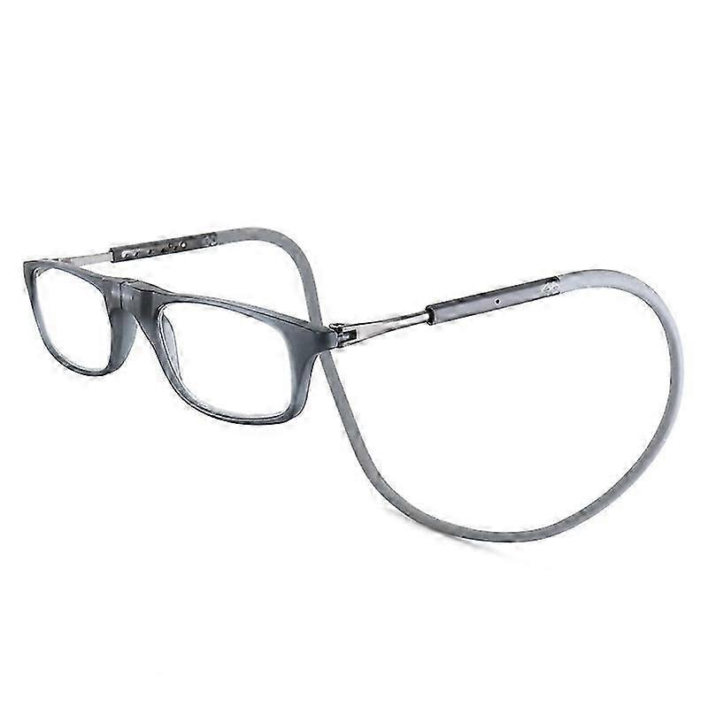 Unisex Soft Foldable Strap Magnetic Reading Glasses for Computer Use, High Quality