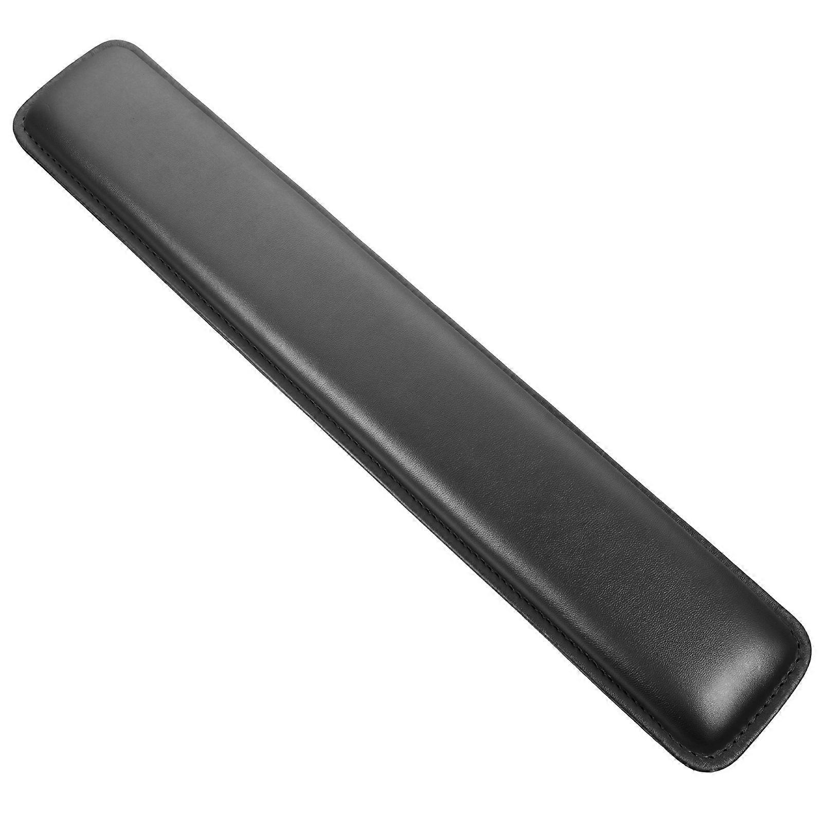 Black Keyboard Wrist Rest for Office Use with PU Material
